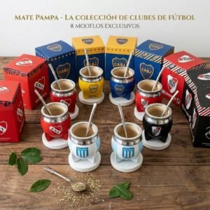 Mate Pampa Tradicional Boca abierta EQUIPOS